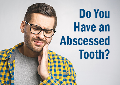 Dansville dentist, Dr. Dan Vogler at A Smile by Design discusses causes and symptoms of an abscessed tooth as well as treatment options.
