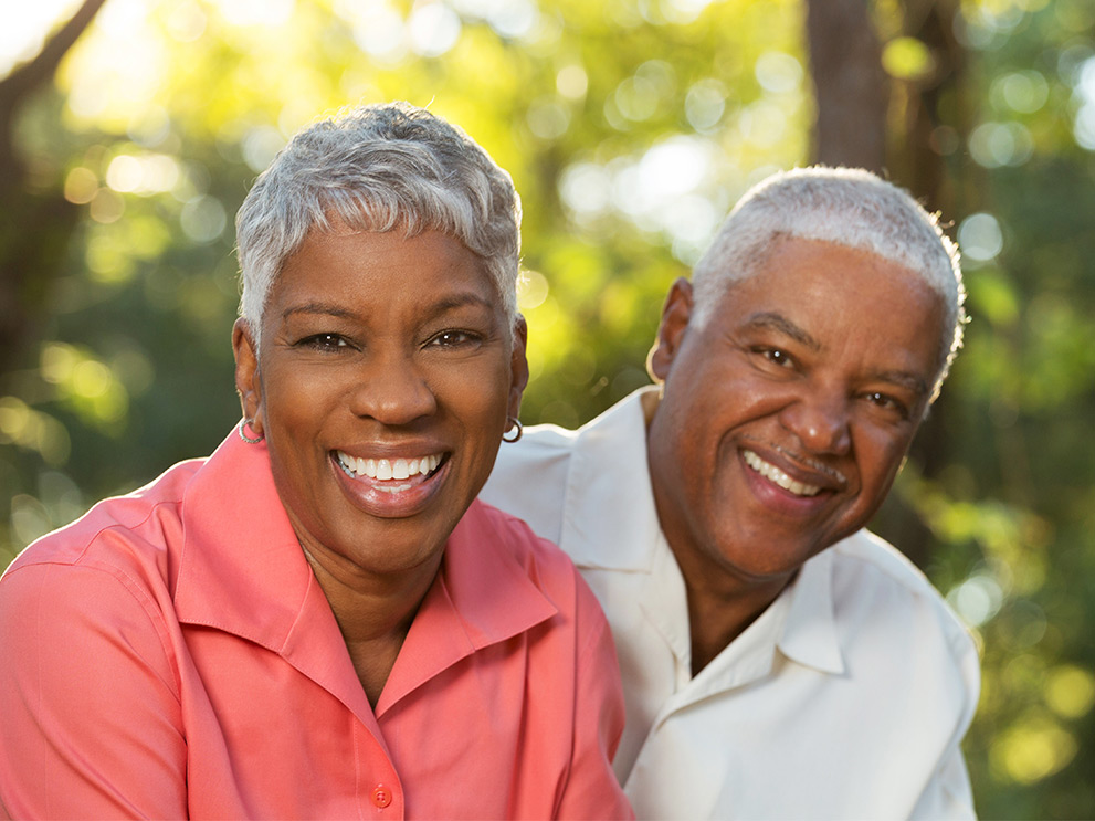 Happy mature African-American couple