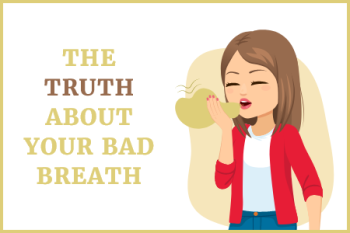 Dansville dentist, Dr. James Vogler at A Smile by Design, shares all about the truth behind bad breath